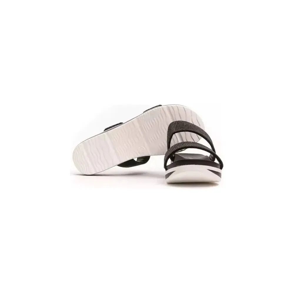 Péché Originel Black Textile Women Sandal