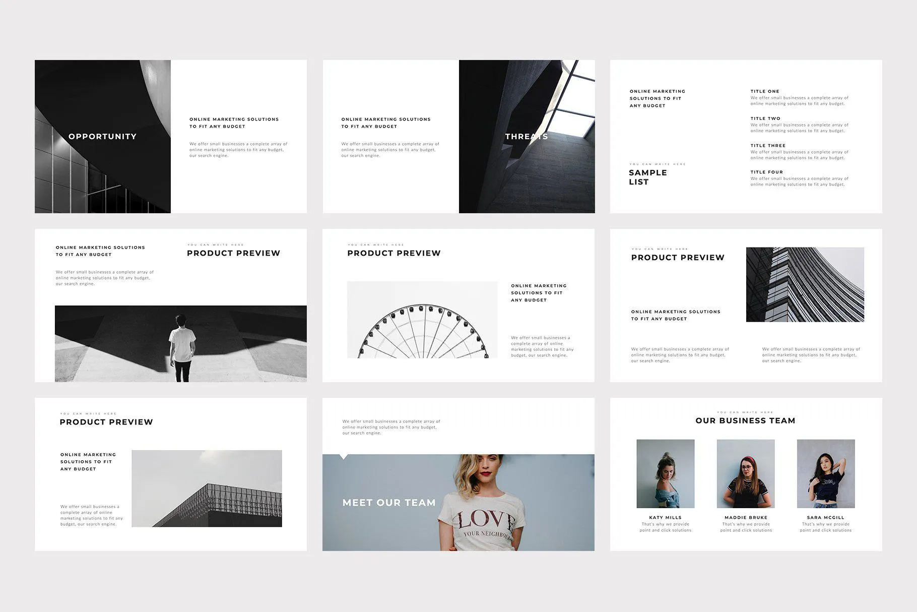 Pexel Minimal Keynote Template