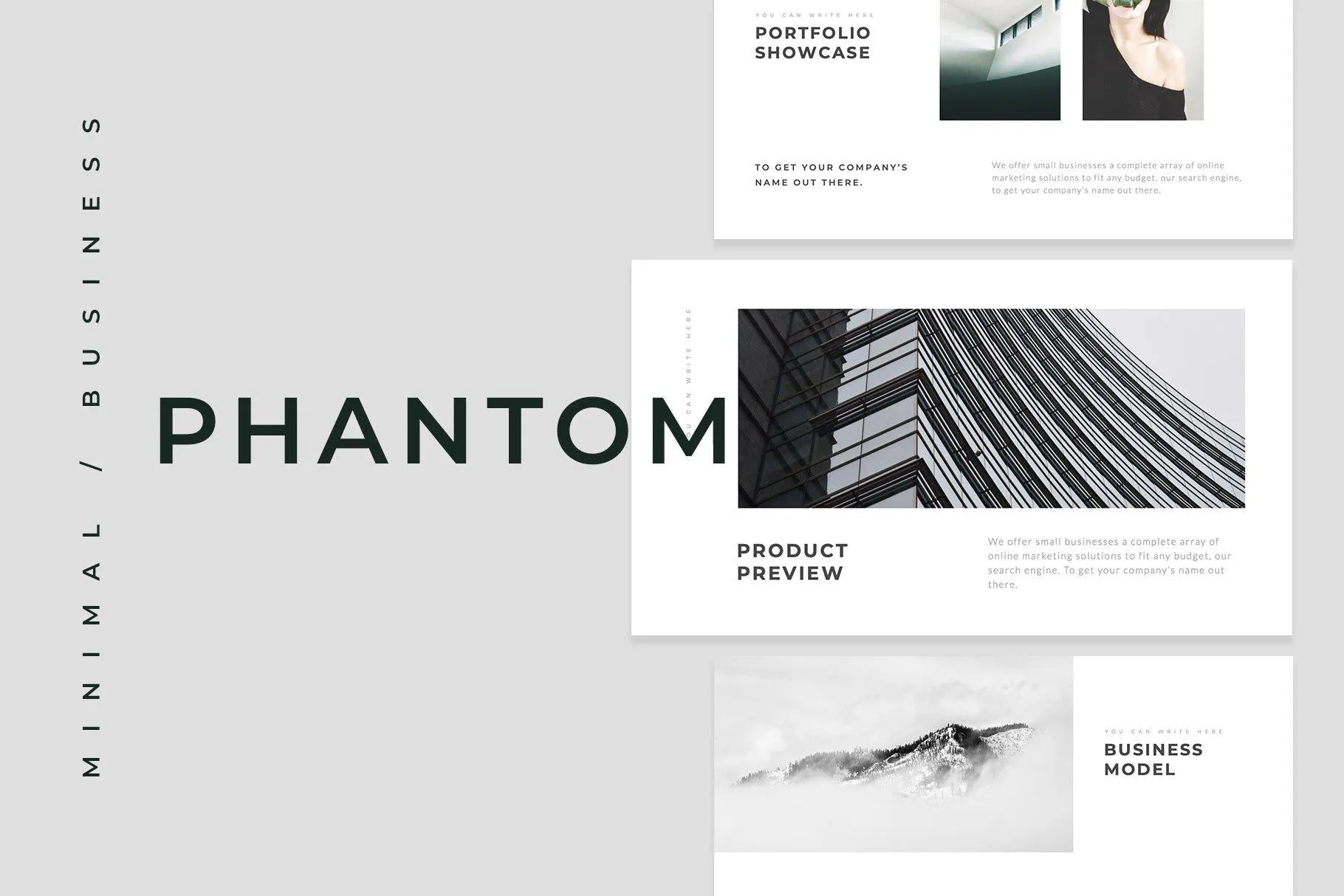 Phantom Minimal Keynote Template