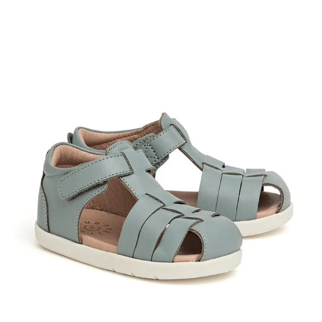 Pretty Braver Billie First Walker Sandal Closed Back Seafoam