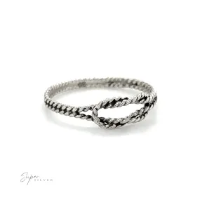 Rope Square Knot Ring