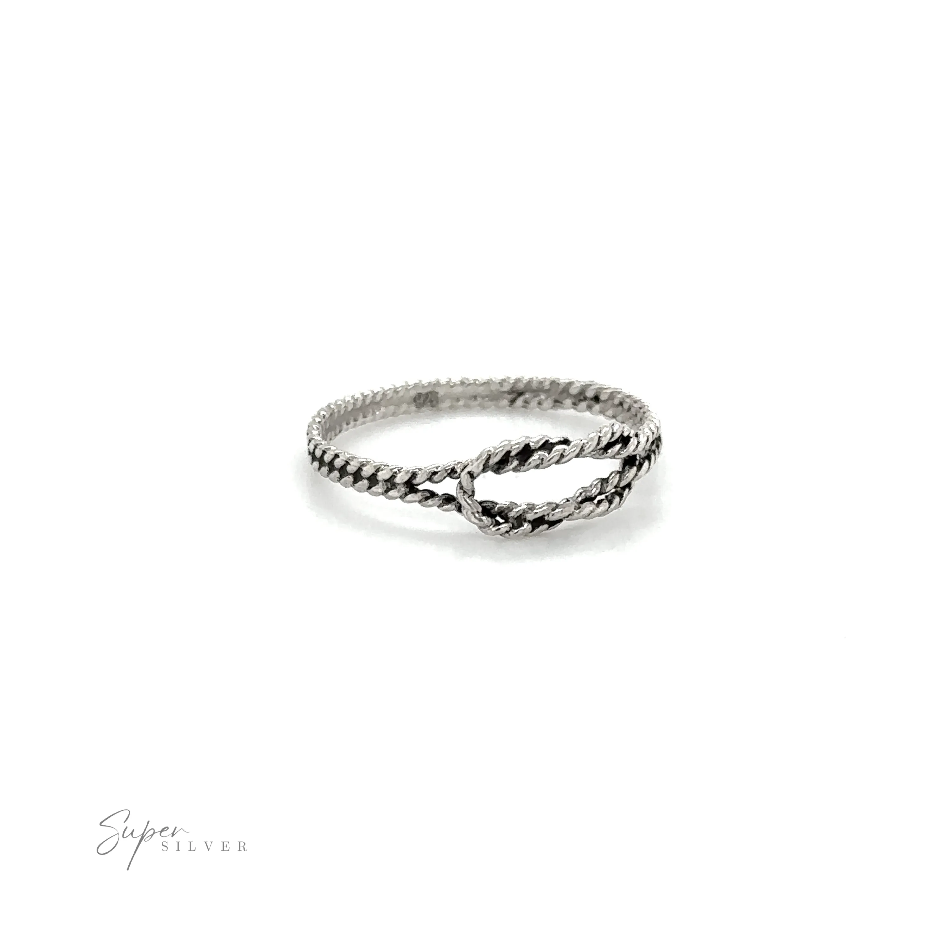 Rope Square Knot Ring