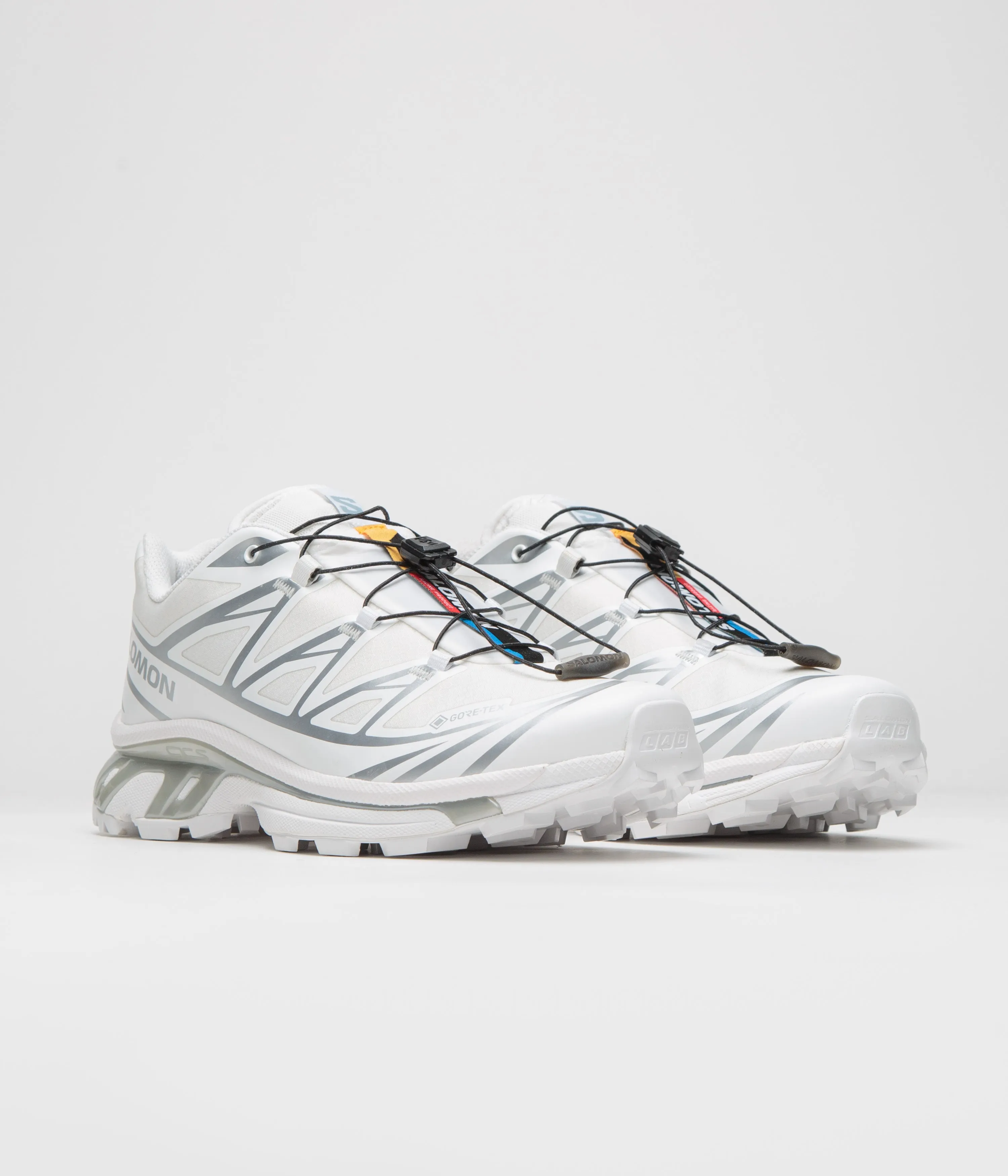 Salomon XT-6 GTX Shoes - White / White / Silver