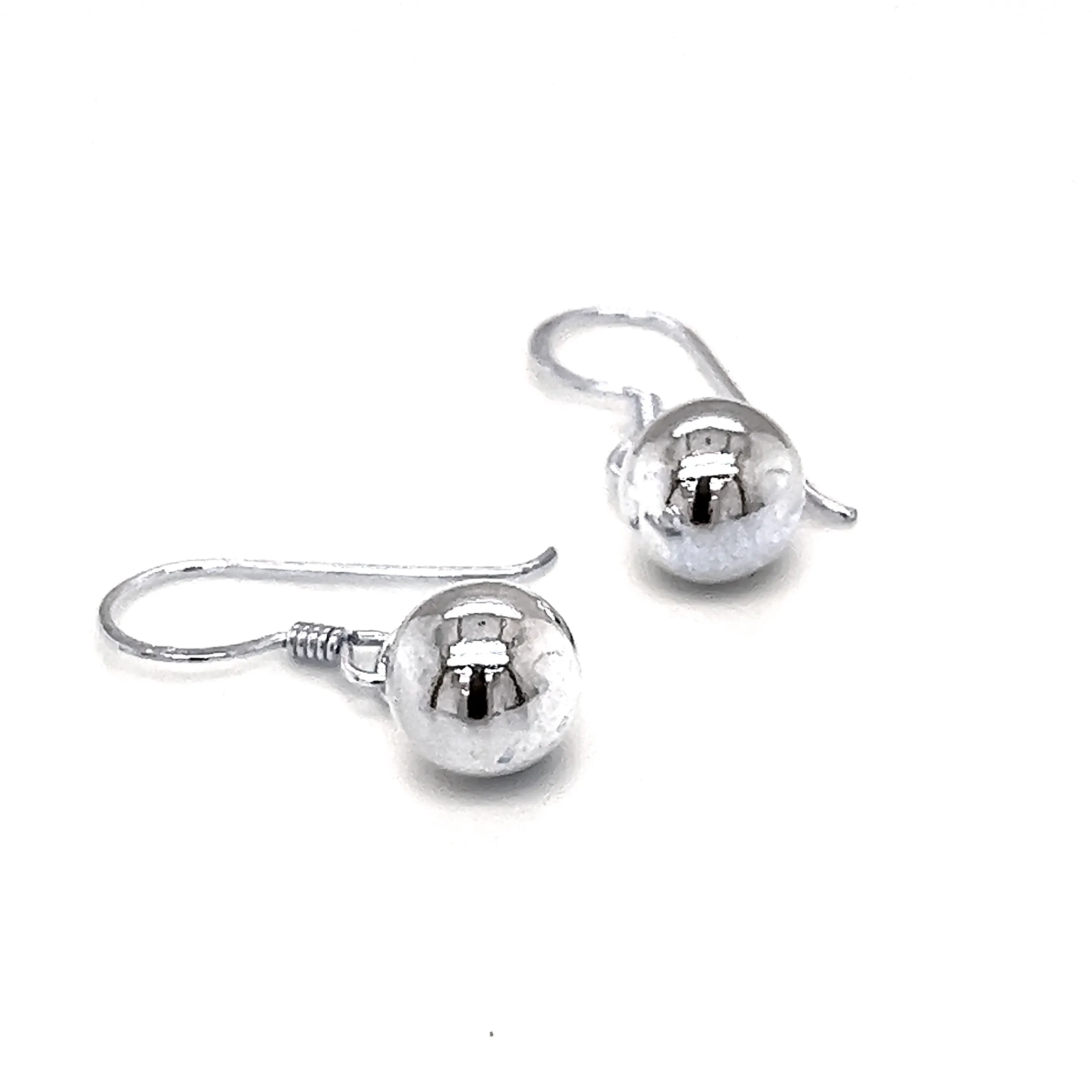 Simple Dangling Ball Earrings