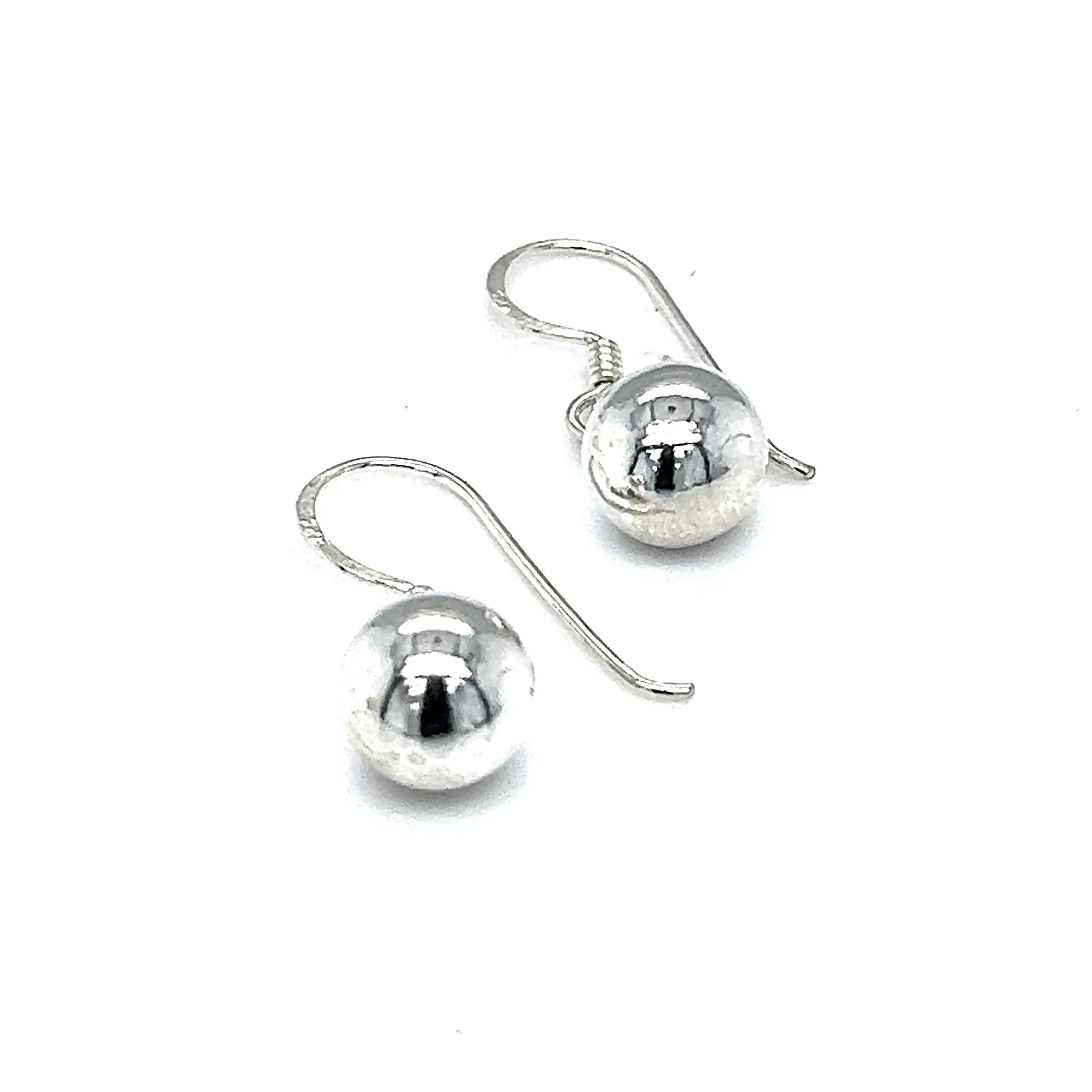 Simple Dangling Ball Earrings