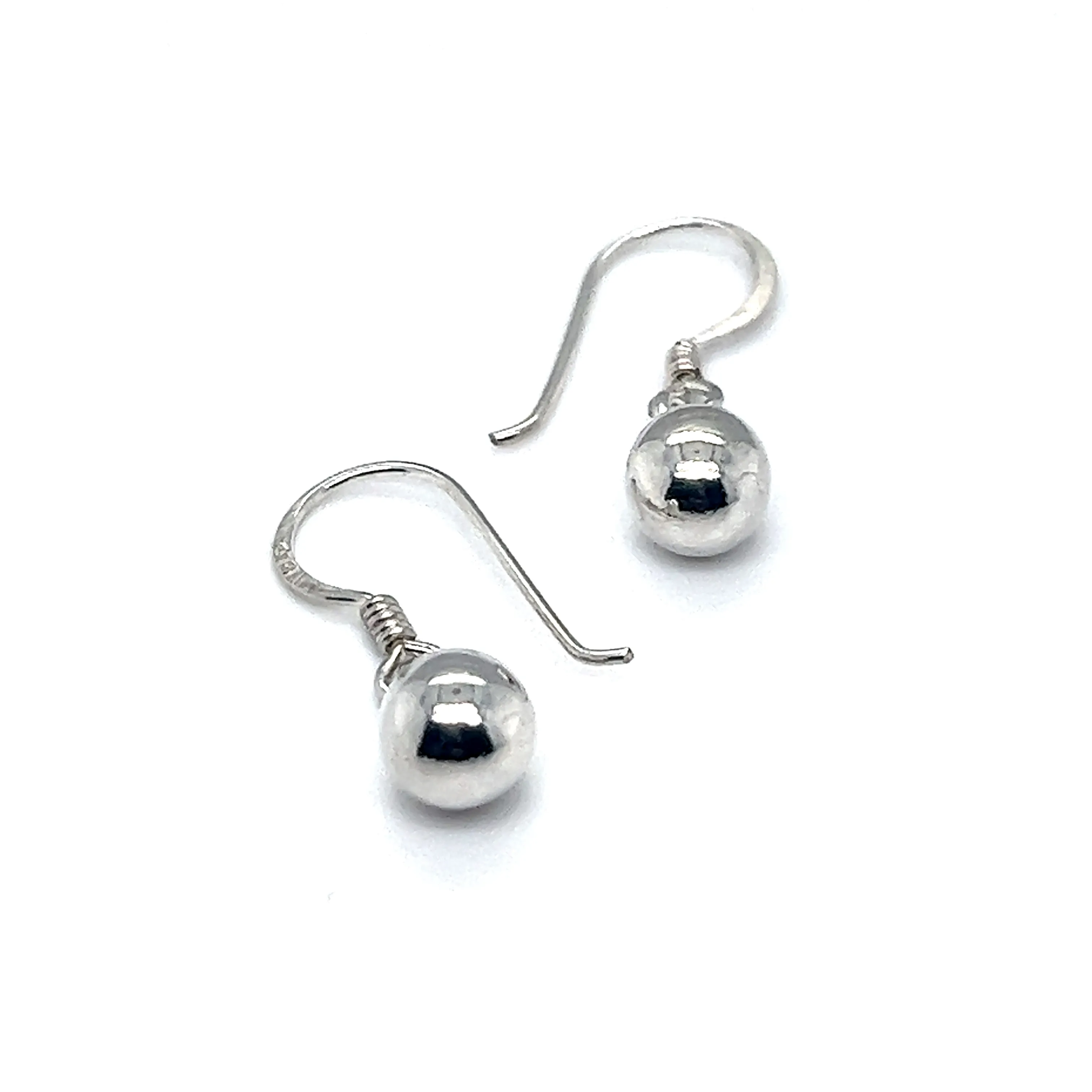 Simple Dangling Ball Earrings