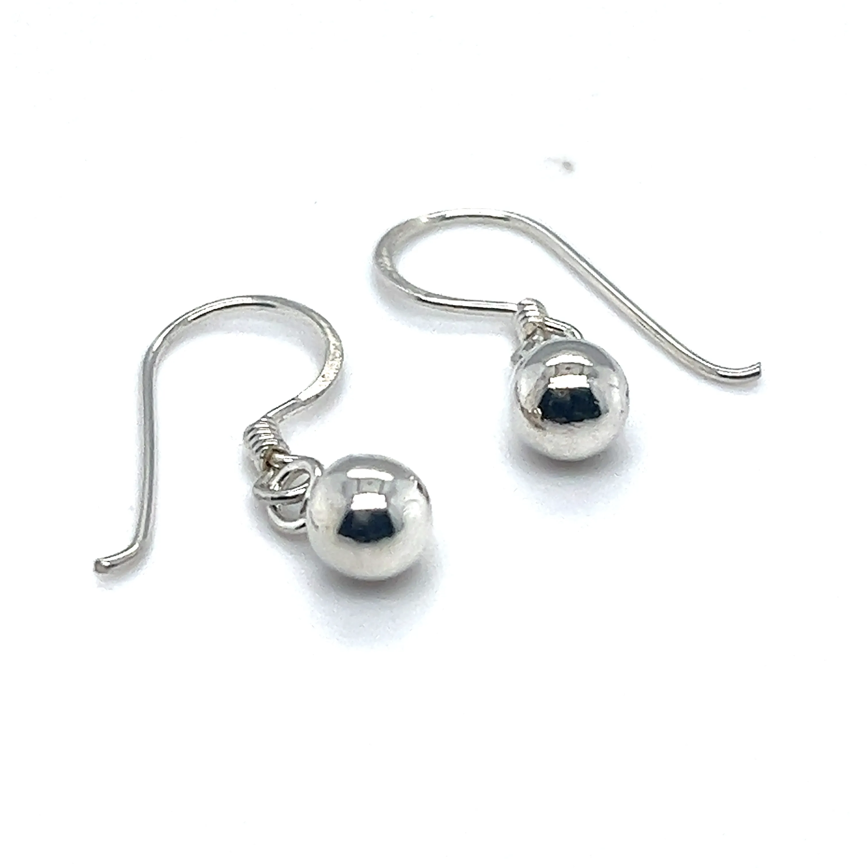 Simple Dangling Ball Earrings