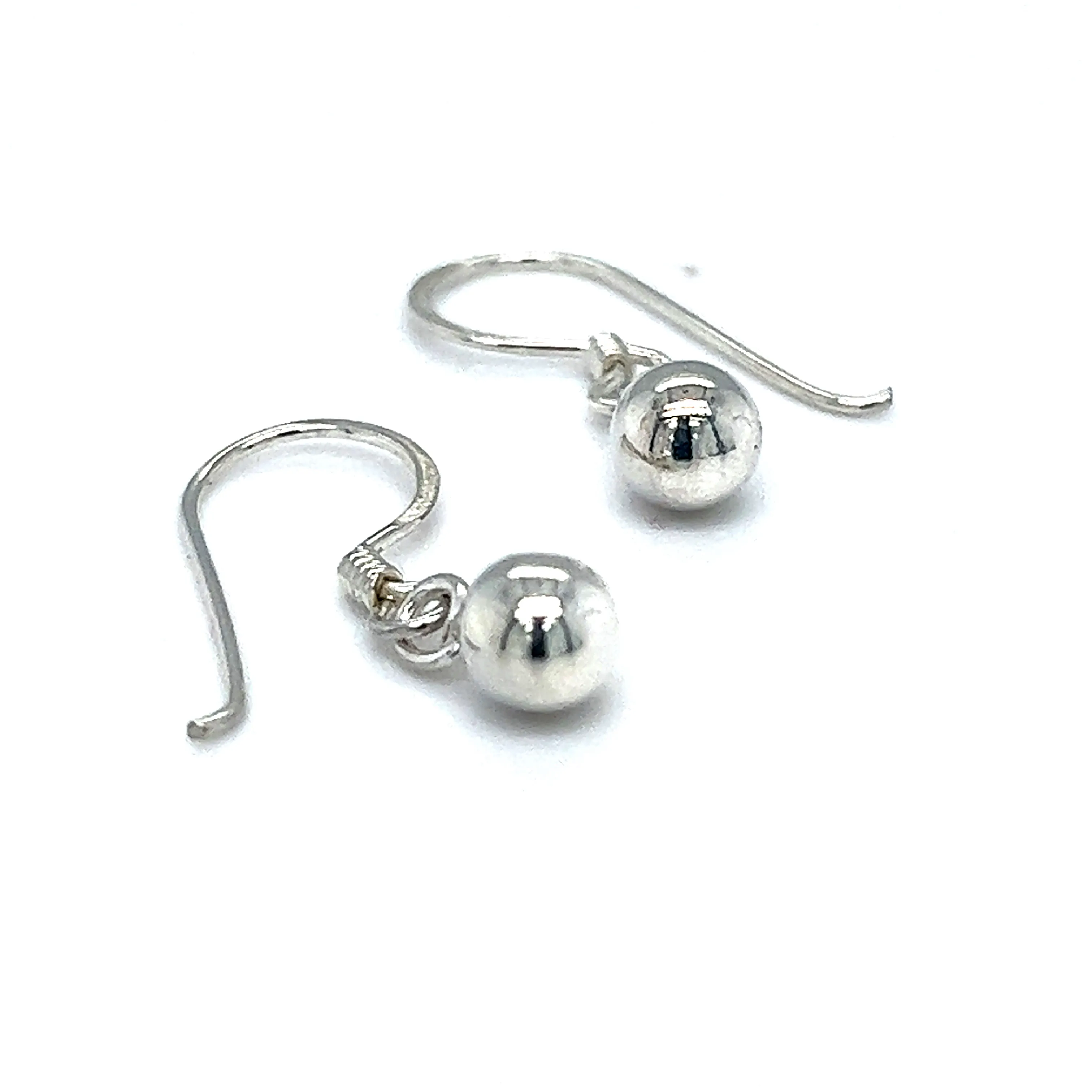 Simple Dangling Ball Earrings