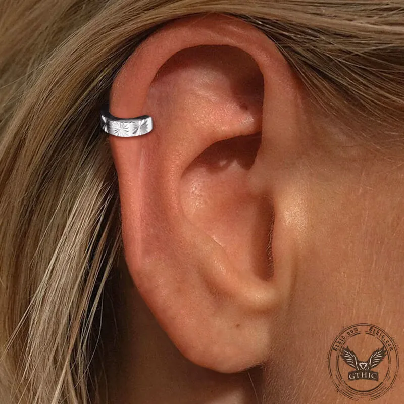 Simple Pattern Design Stainless Steel Ear Cuffs