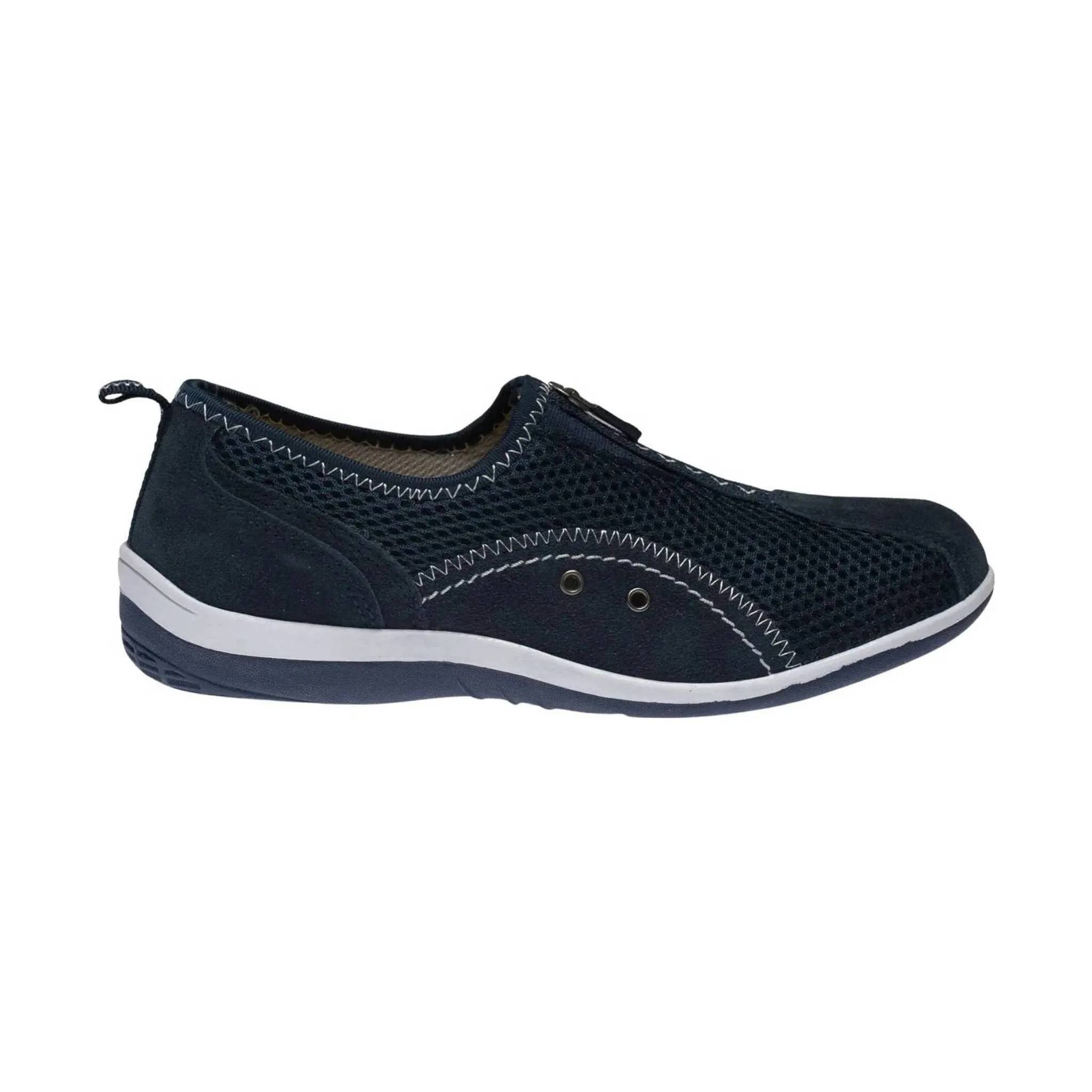 Spring Step Women's Racer Shoes - Navy