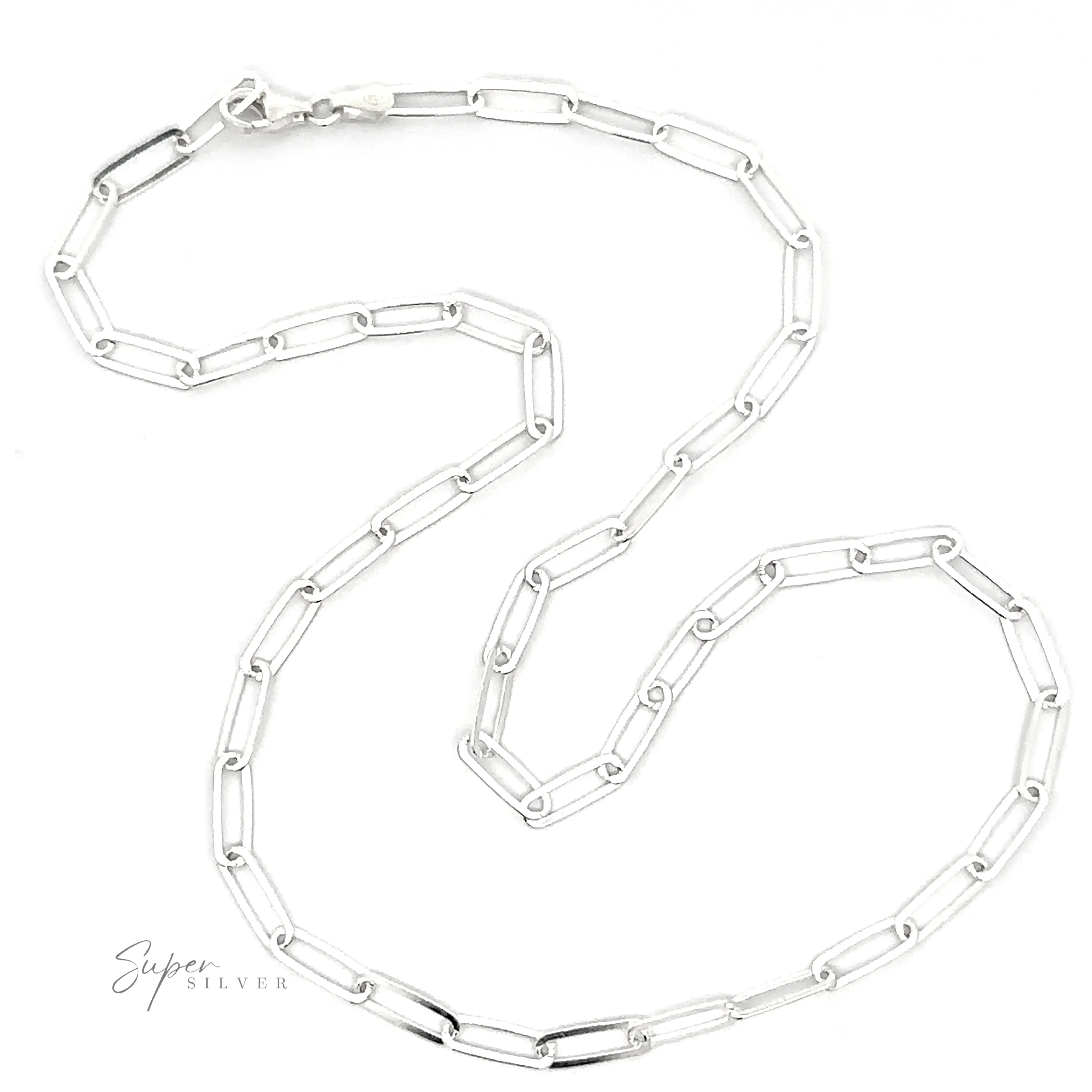 Sterling Silver Paperclip Chain