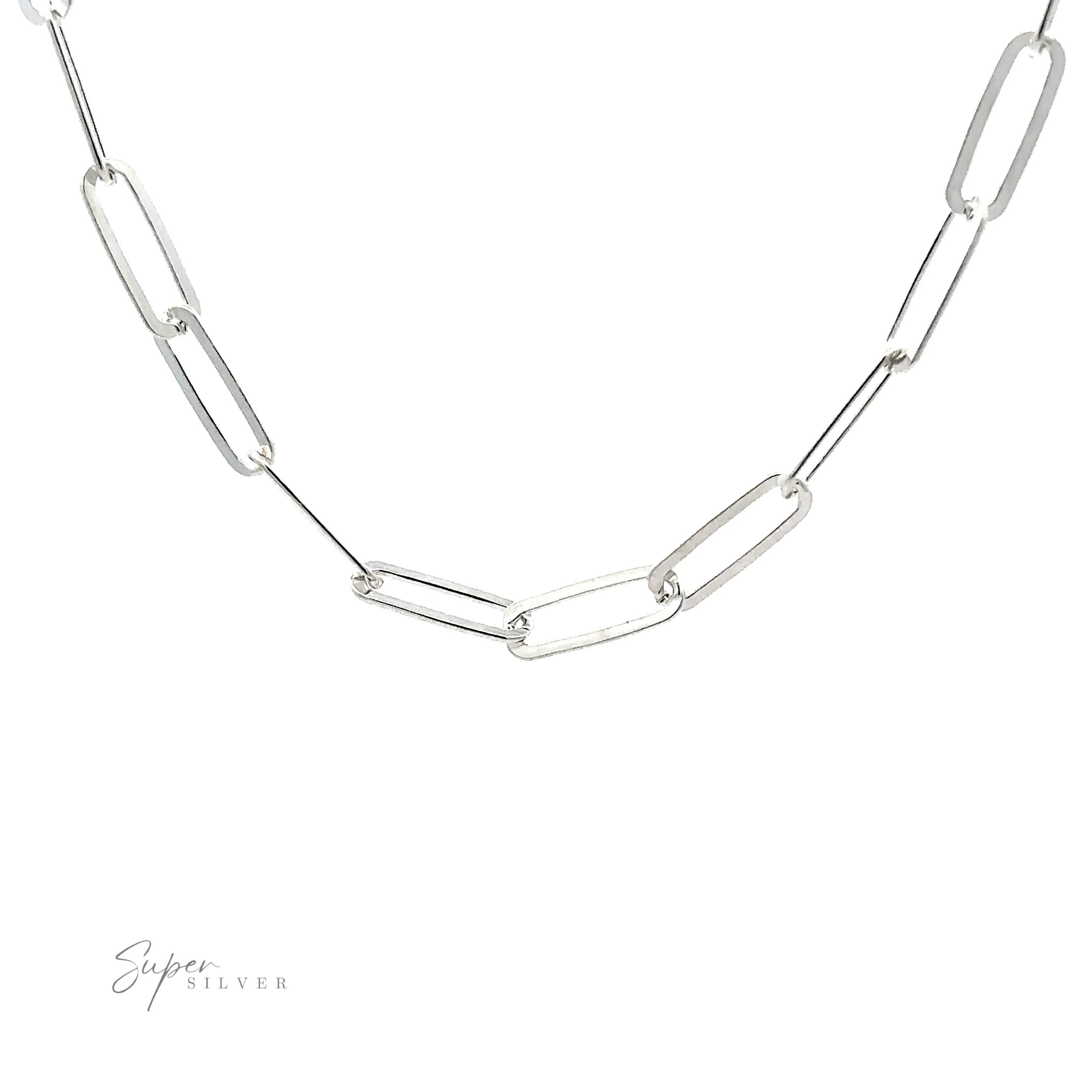 Sterling Silver Paperclip Chain