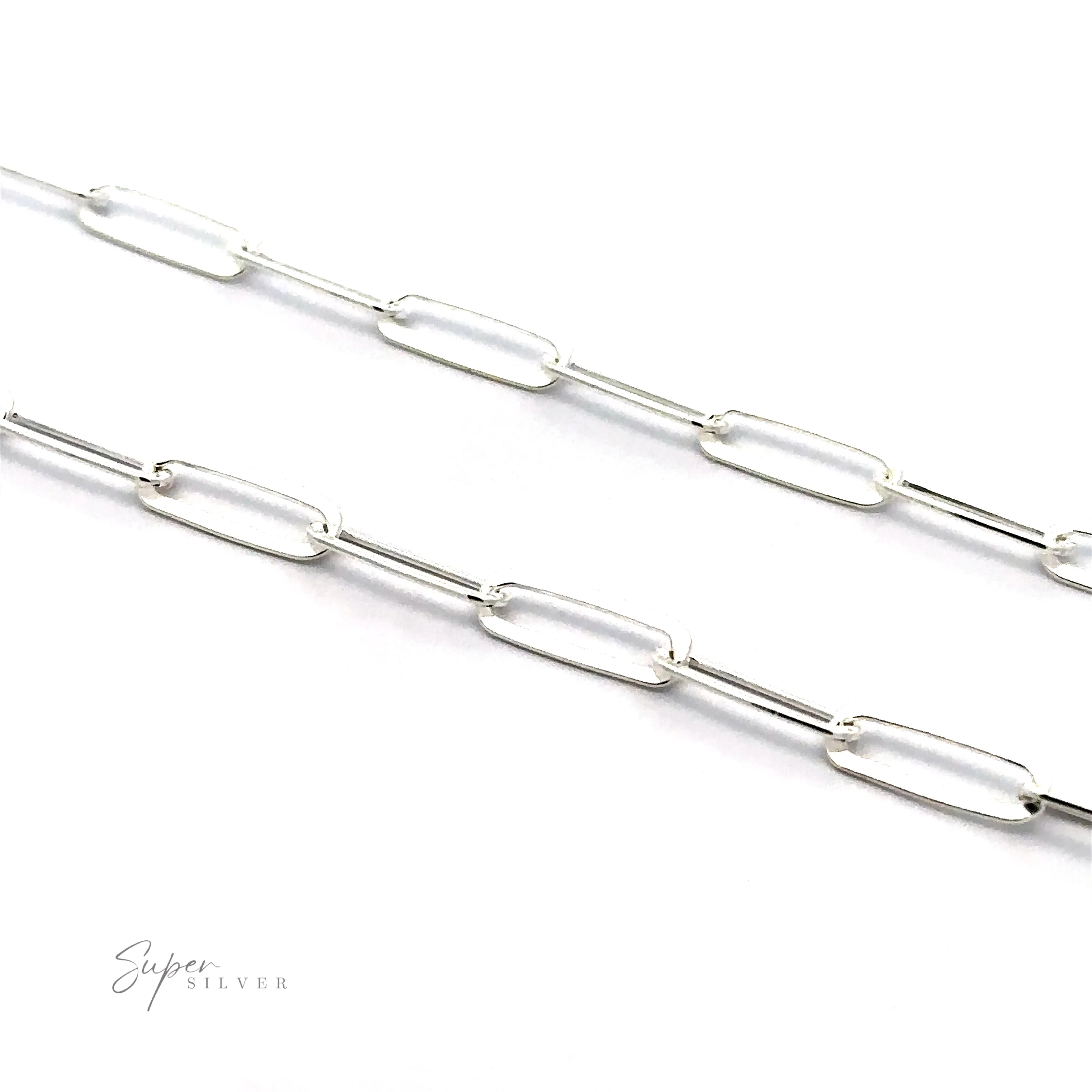 Sterling Silver Paperclip Chain