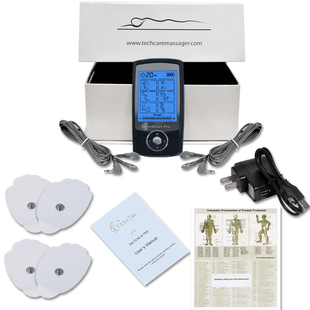 TechCare Pro 24 Tens Unit   Shoe   Belt   6 Patches