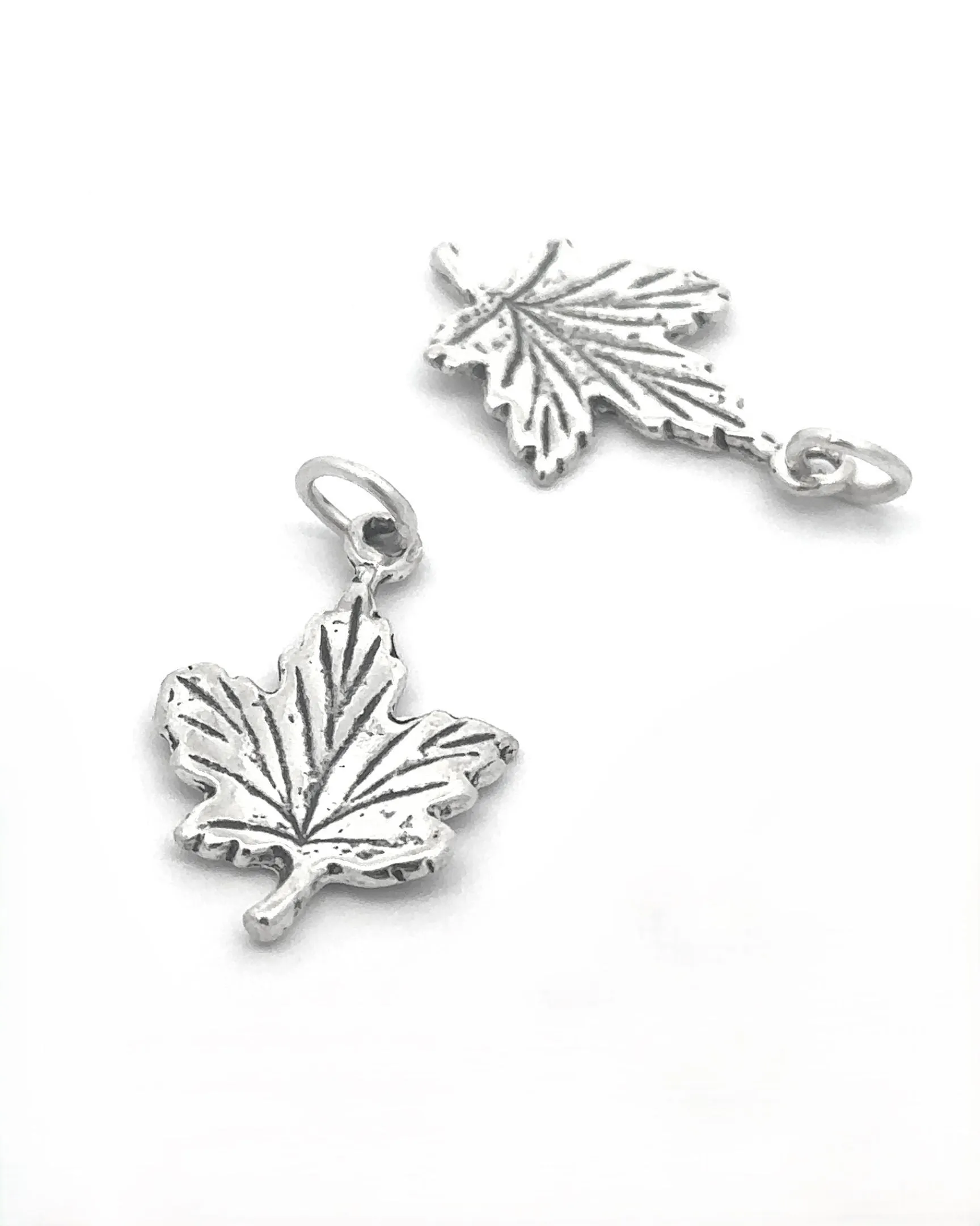 Tiny Maple Leaf Charm