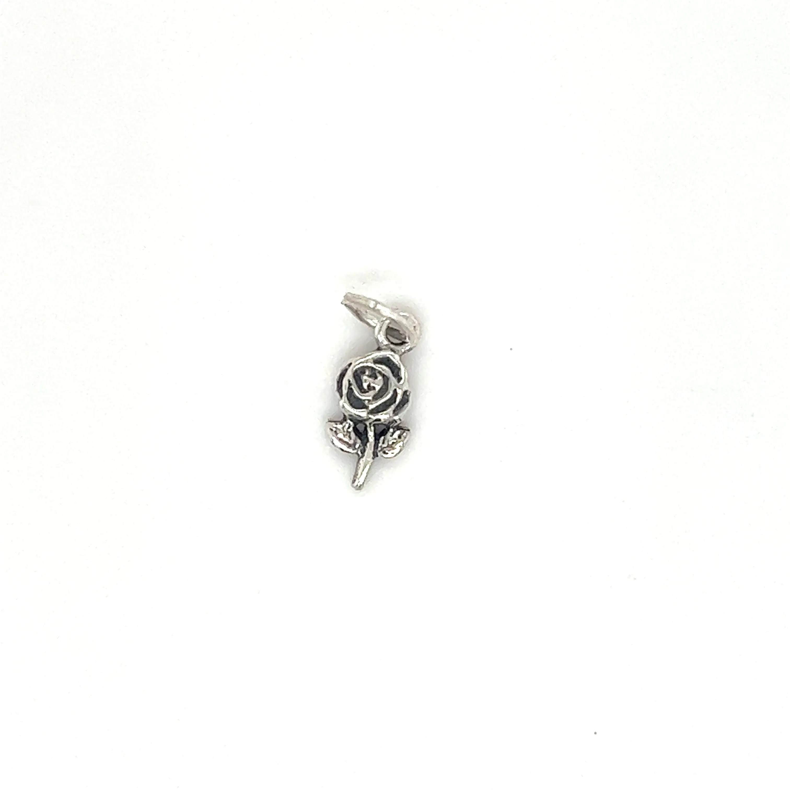 Tiny Single Rose Charm