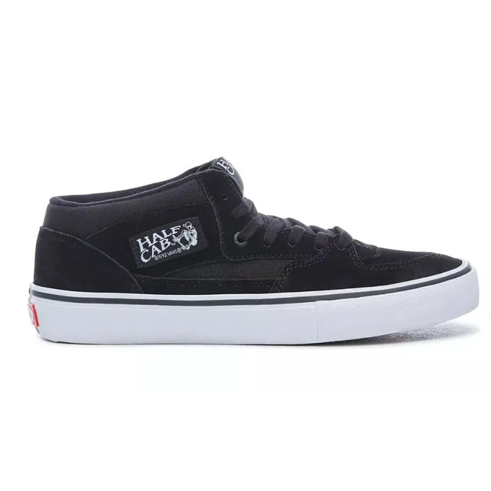 Vans Half Cab Pro Skate Shoe  - Black/Black/White