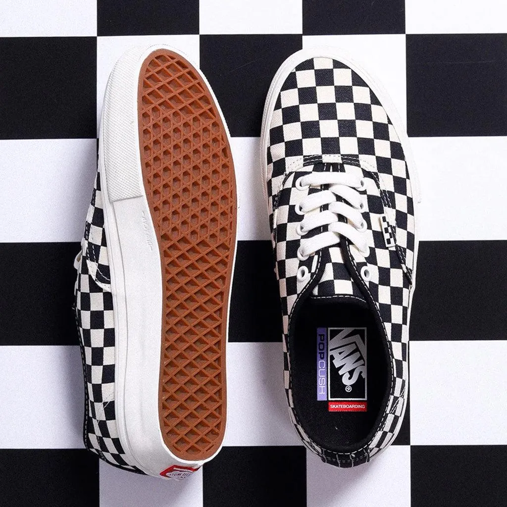 Vans Pro Skate Authentic Checkerboard Shoes - Checkerboard/Marshmallow