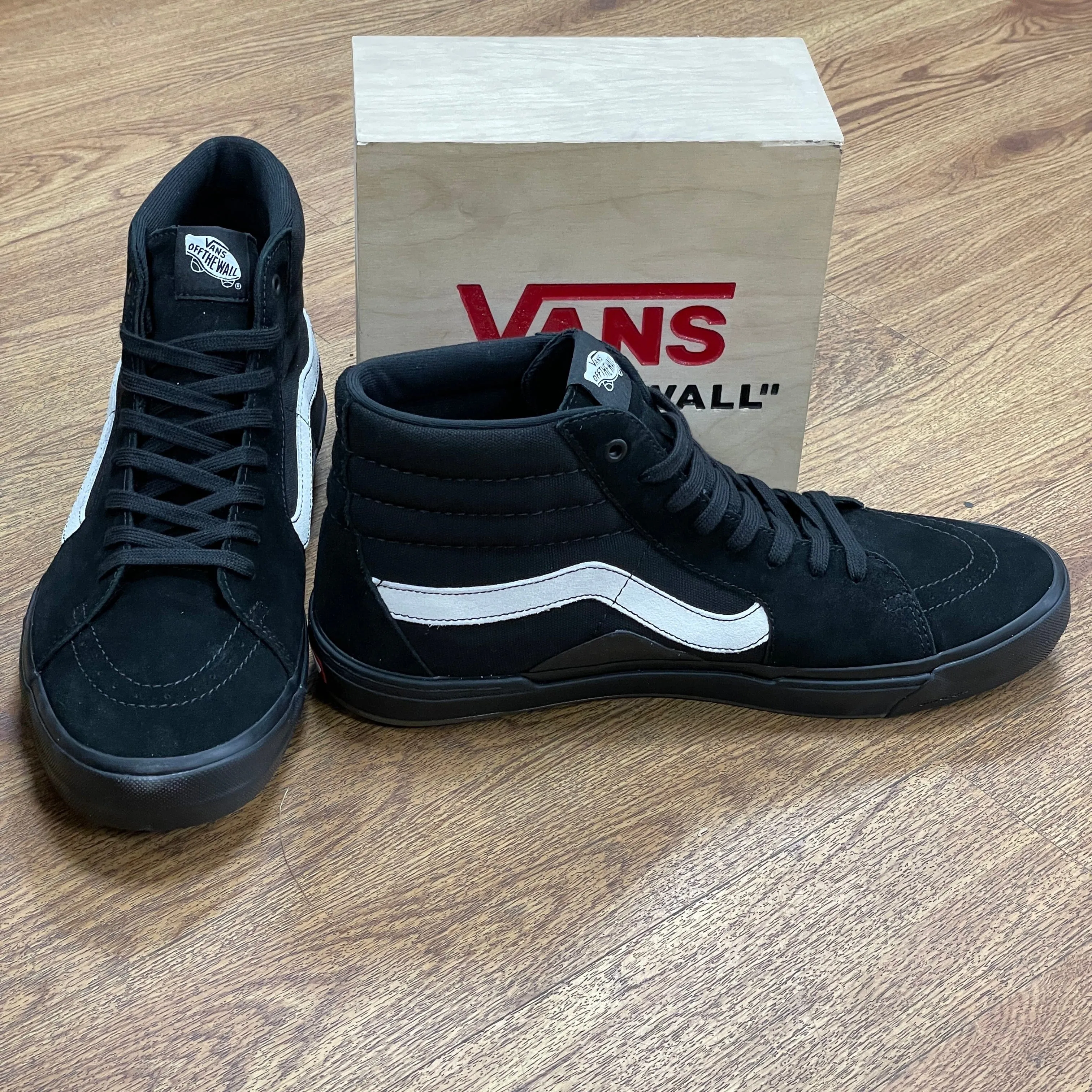 Vans Sk8-Hi Pro BMX Shoes Black / Black