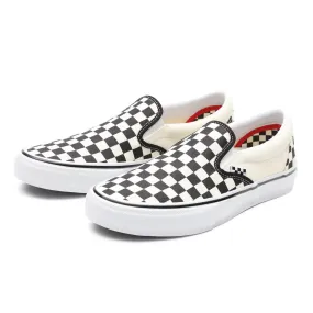 Vans Skate Slip On Shoes - Black/White Checkerboard