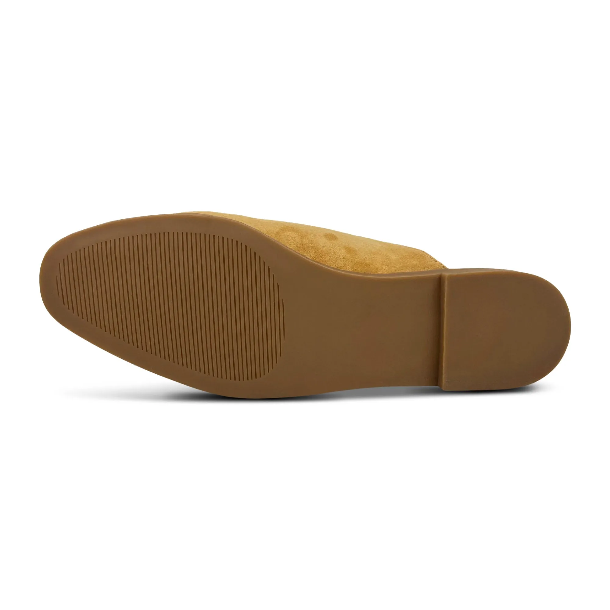 Zoe Slipper Mule in Whiskey Suede